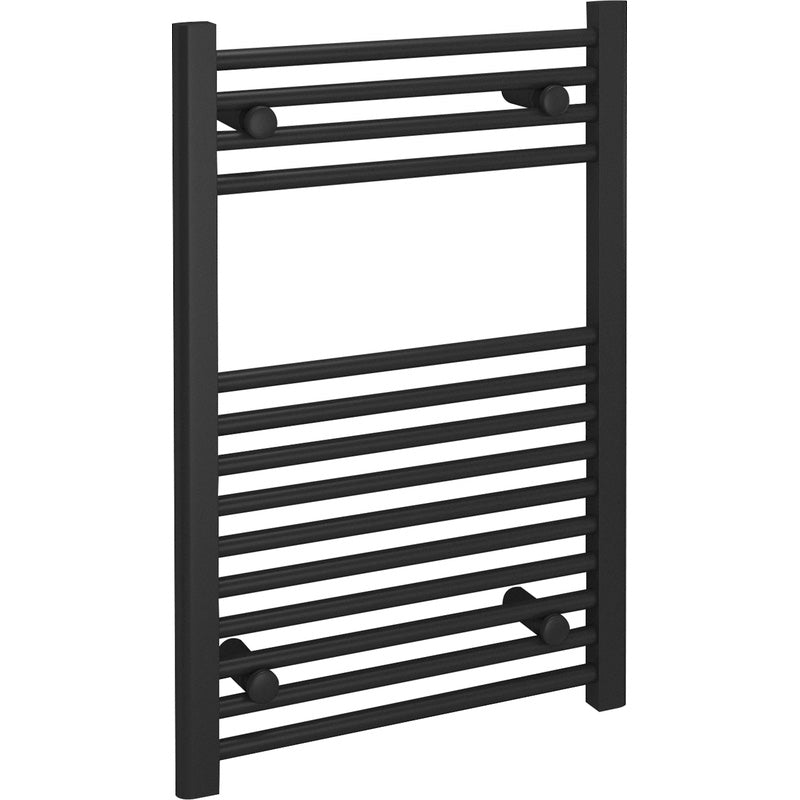Flume black flat towel radiator