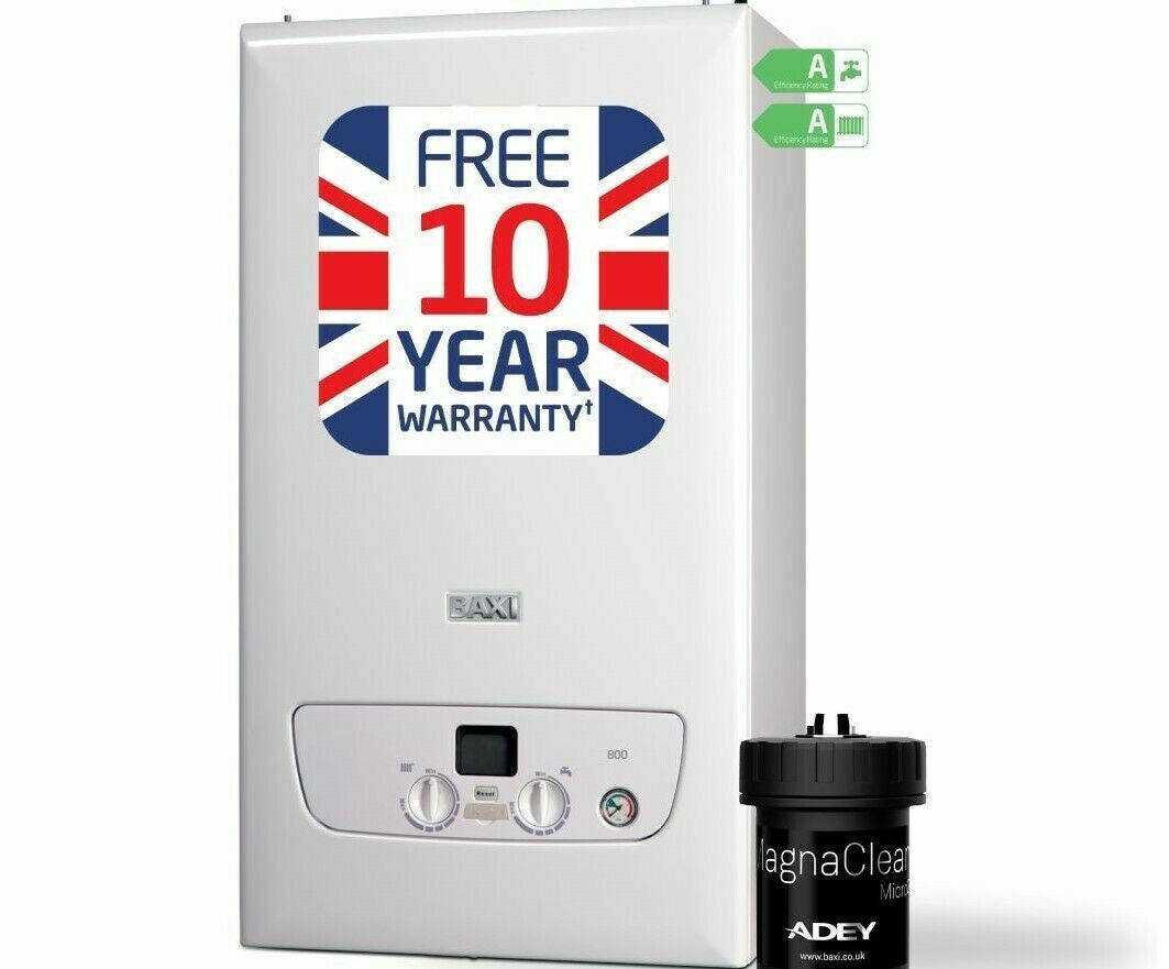 Baxi 800 Combi 2 boiler with Adey MagnaClean Micro2 filter